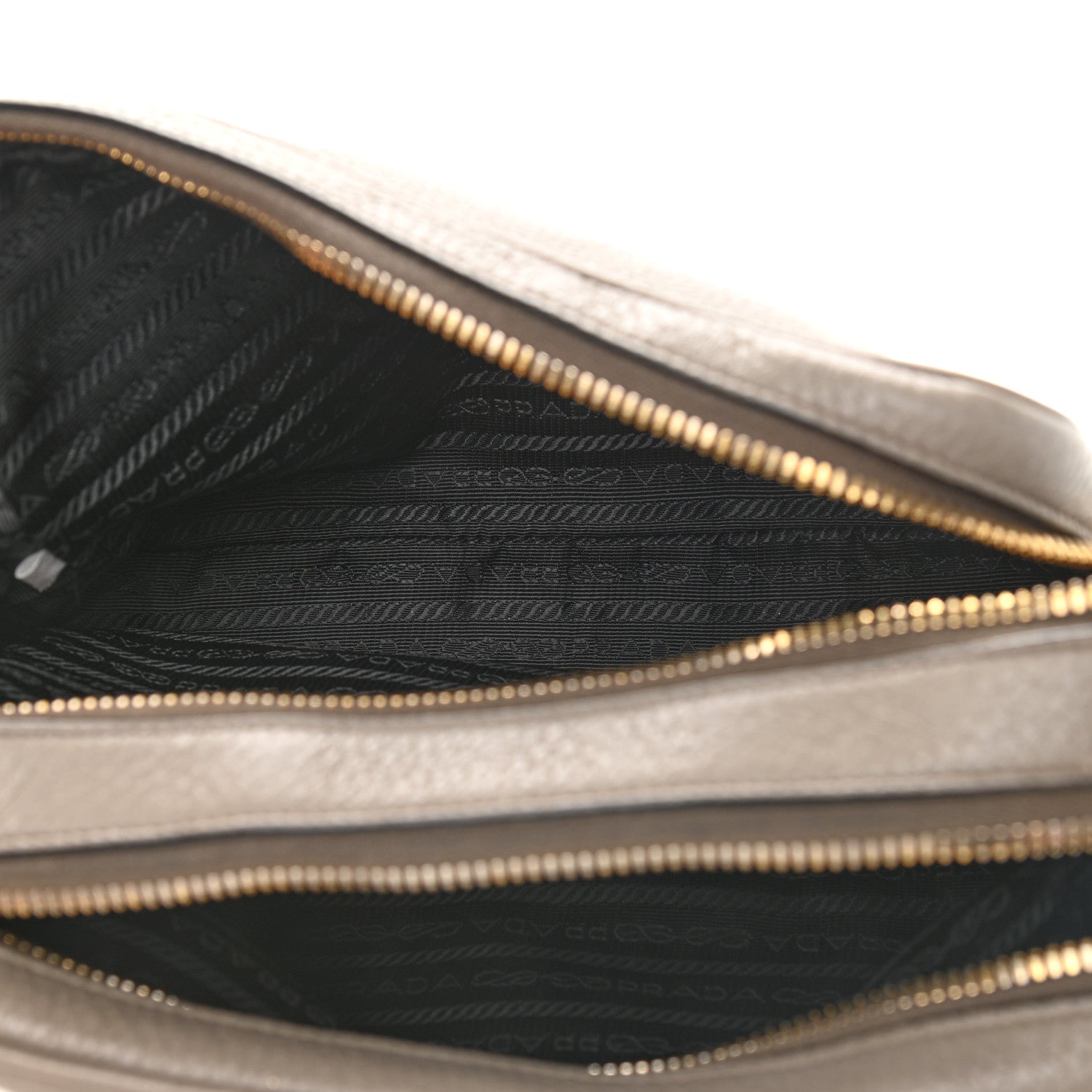 Prada Vitello Daino Medium Double Zip Shoulder Bag Argilla 6 of 15