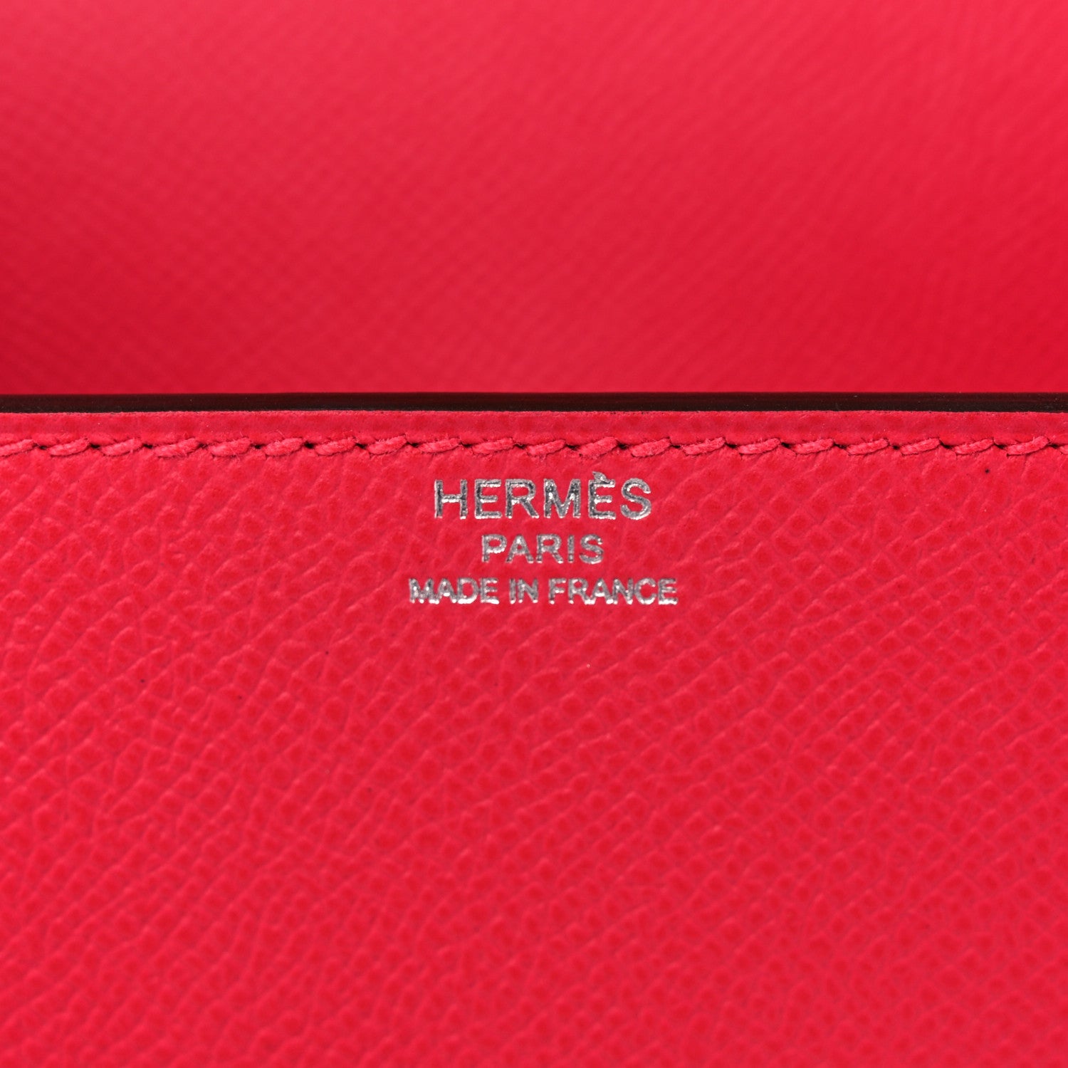 Hermes Epsom Cinhetic Boxy Top Handle Bag Rose Extreme 6 of 10