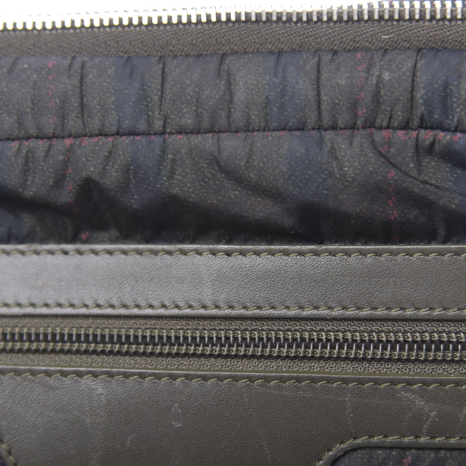 Chanel Nylon Quilted Coco Cocoon Bowler Khaki 7 of 15