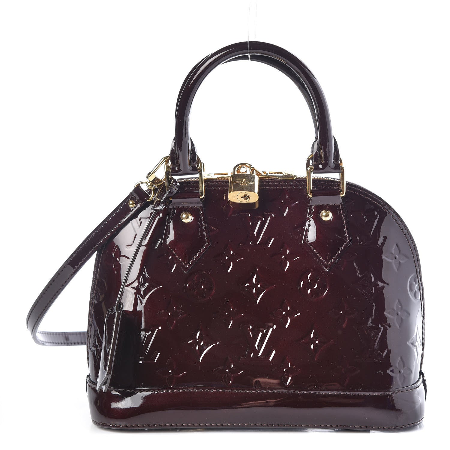 Louis Vuitton Vernis Alma BB Amarante 1 of 11