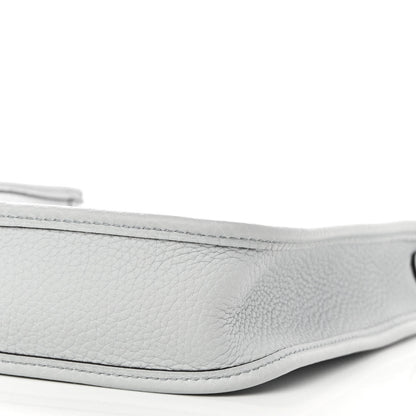 Hermes Taurillon Clemence Amazone Evelyne TPM Bleu Pale Nata 10 of 12
