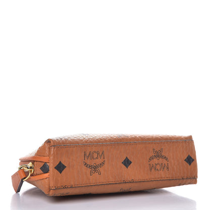 MCM Visetos Heritage Cosmetic Pouch Cognac 4 of 12
