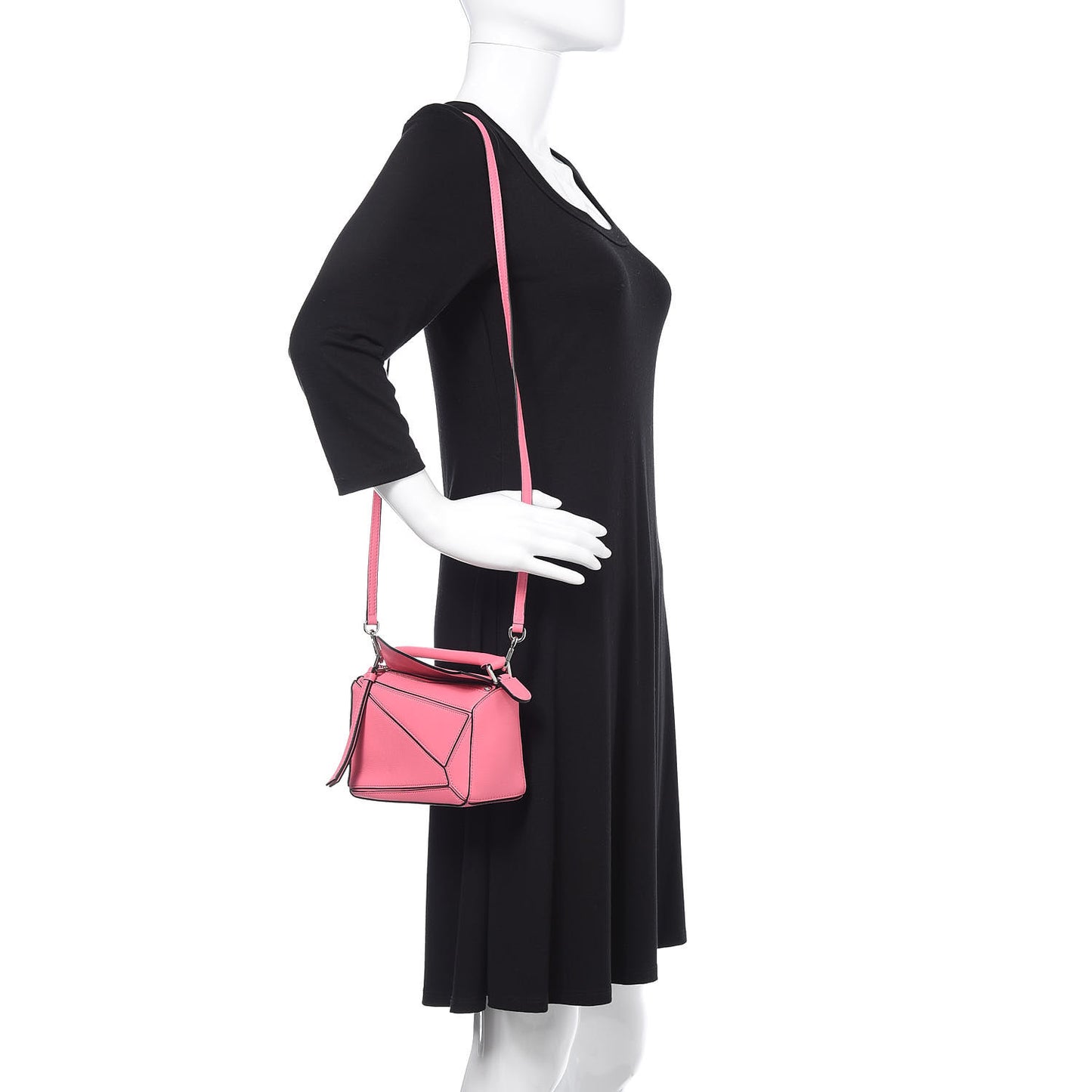 Calfskin Mini Puzzle Bag Wild Rose