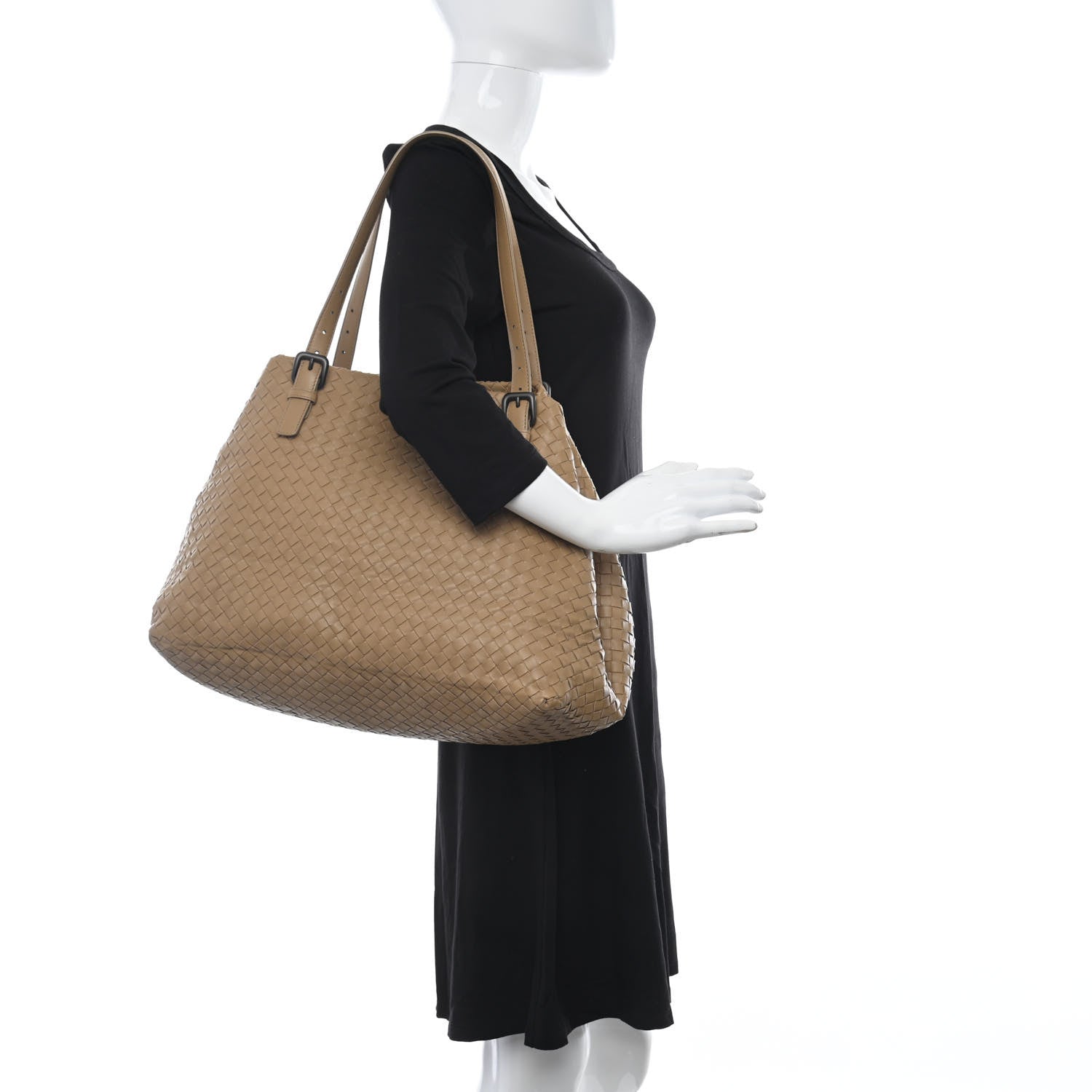 Bottega Veneta Nappa Intrecciato Large Seamless Tote Camel 2 of 10