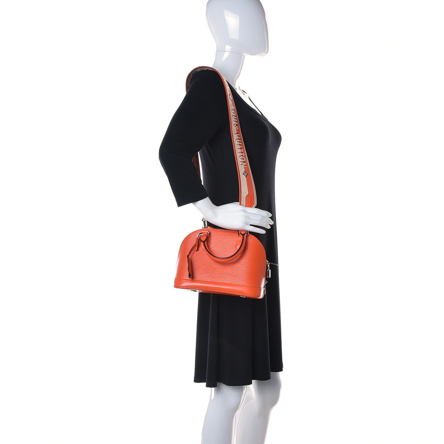 Louis Vuitton Epi Jacquard Alma BB Orange 2 of 15