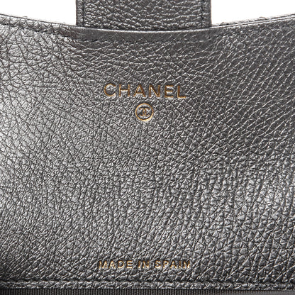 Chanel Metallic Calfskin Quilted Reissue Flap Card Holder Grey 6 of 9