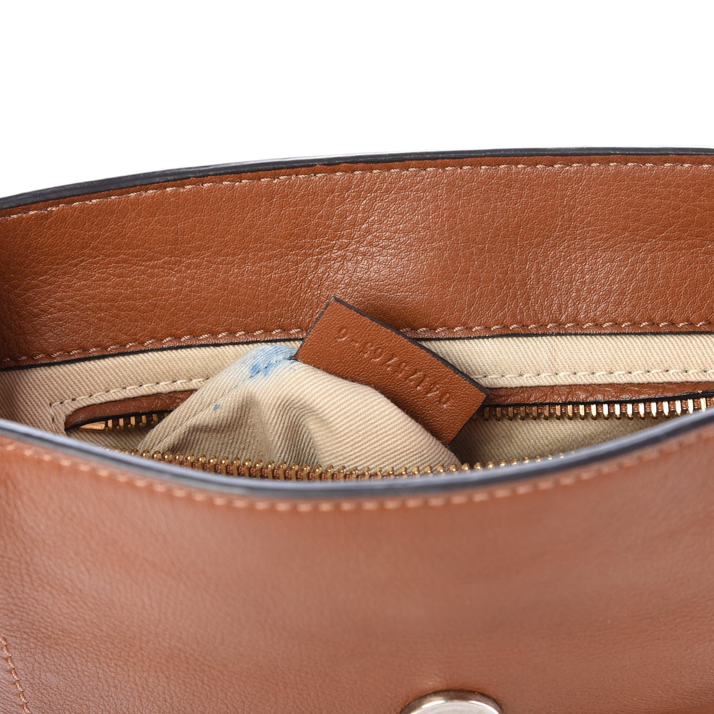 Suede Calfskin Medium Faye Backpack Tan