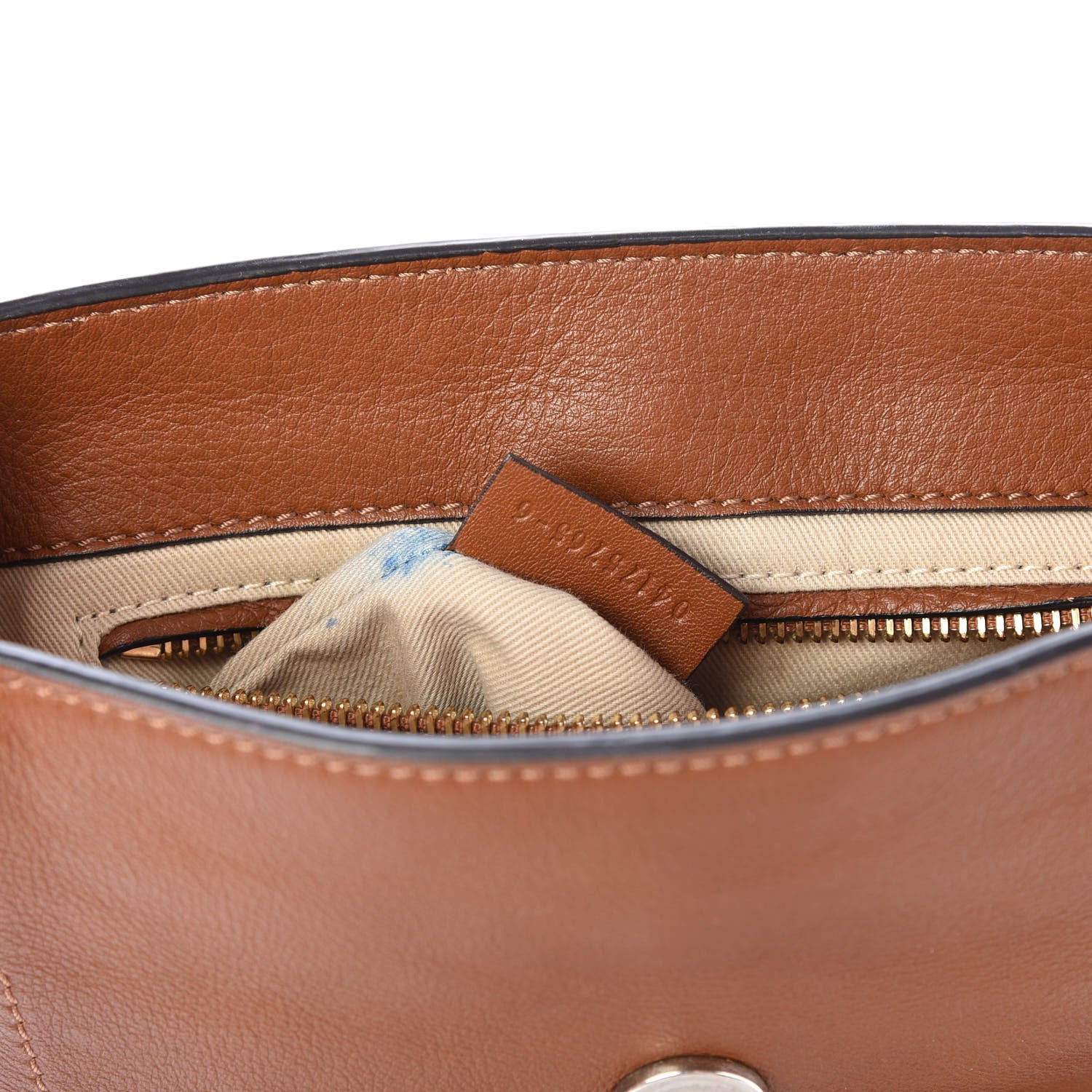 Chloe Suede Calfskin Medium Faye Backpack Tan 10 of 11