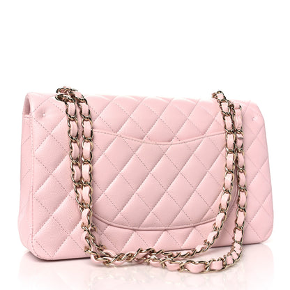 Chanel Caviar Quilted Medium Double Flap Light Pink 3 of 11