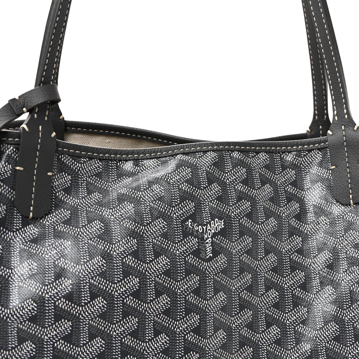 Goyard Goyardine Saint Louis GM Grey 7 of 9