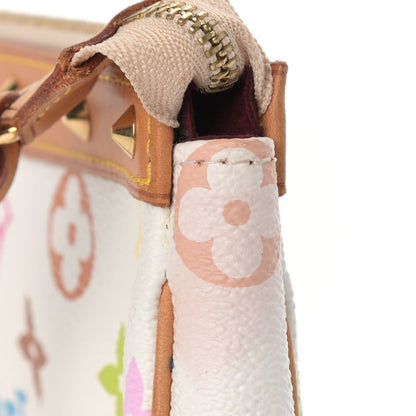 Louis Vuitton Monogram Multicolor Pochette Accessories White 11 of 12
