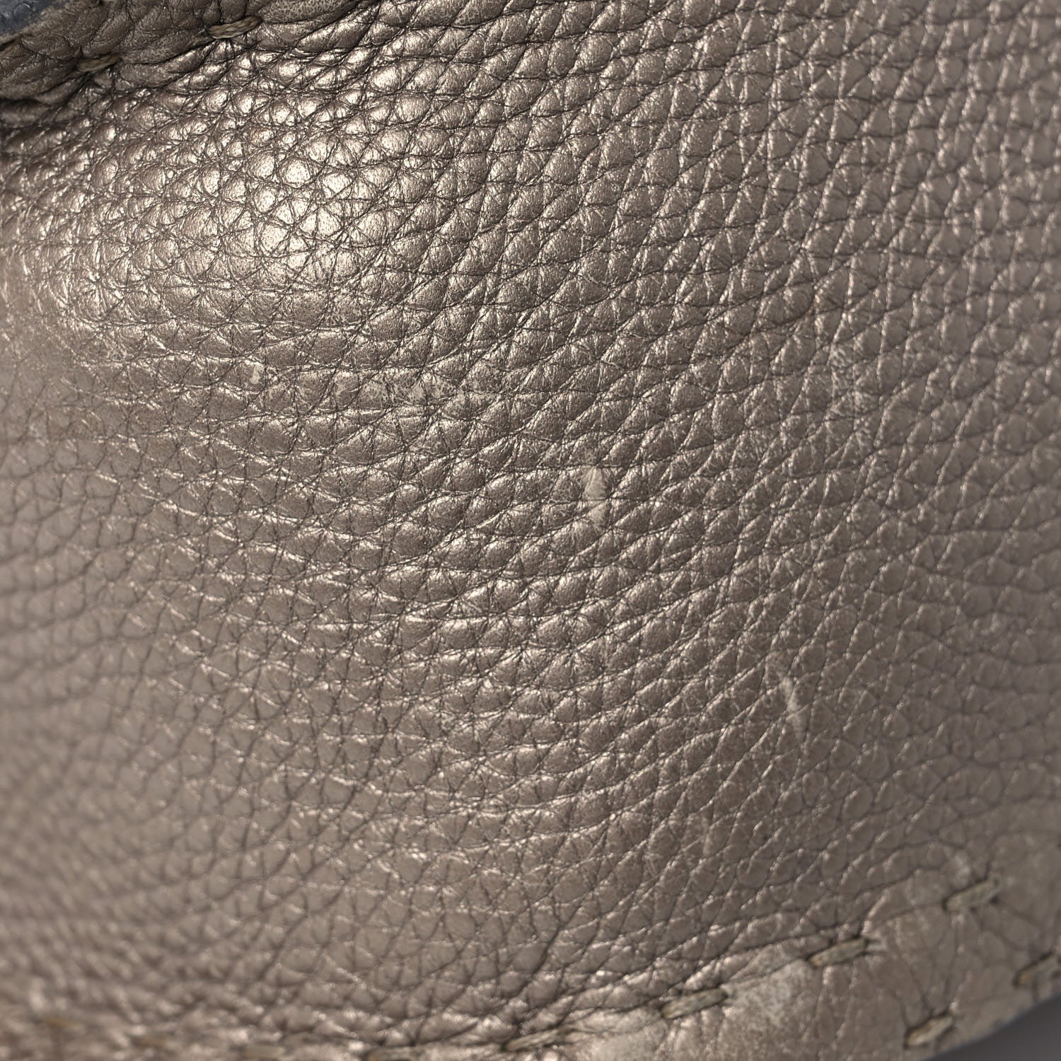 Fendi Cuoio Romano Selleria Hobo Peltro 15 of 22