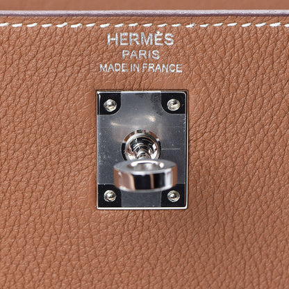 Hermes Togo Kelly Retourne 25 Gold 26 of 38