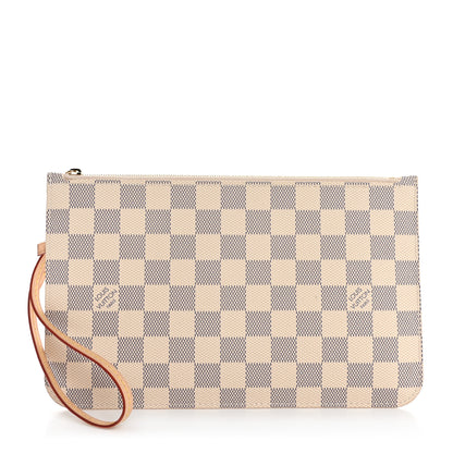 Louis Vuitton Damier Azur Neverfull MM GM Pochette 1 of 6