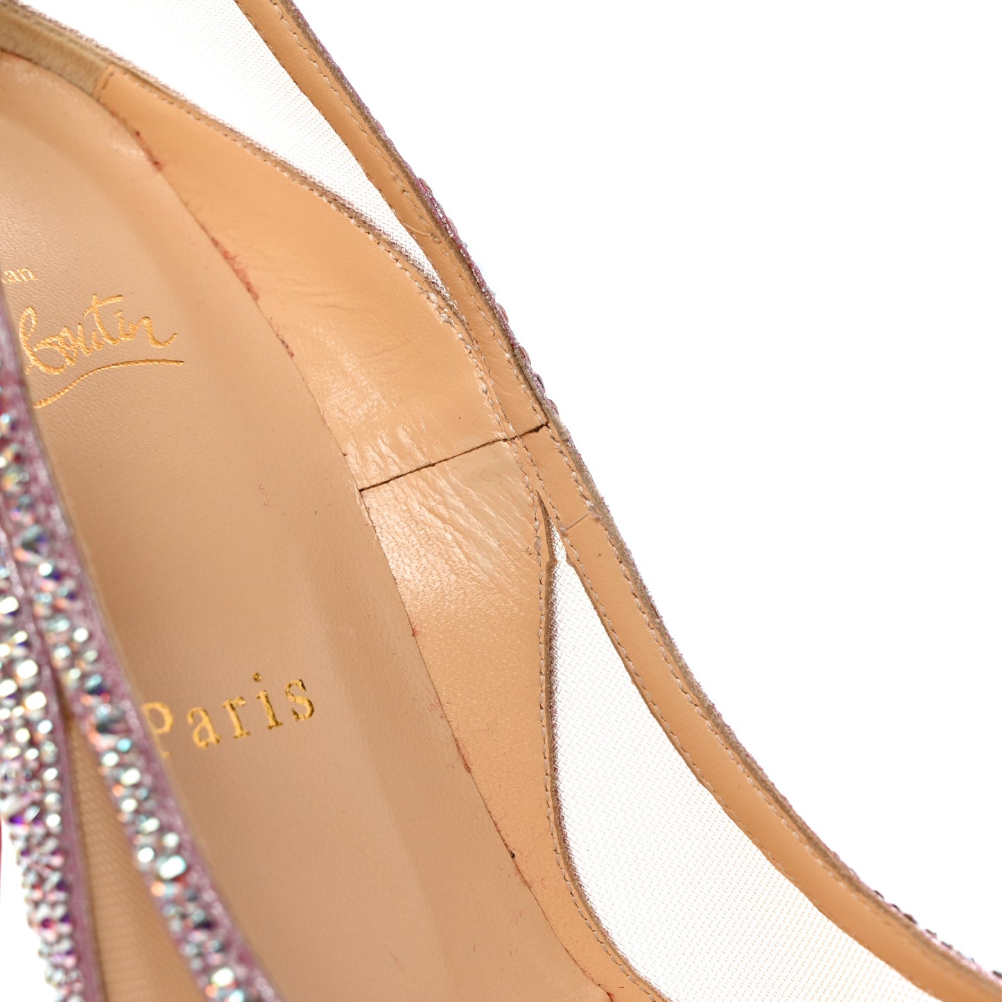 Crystal Strass Camilla 100 Pumps 37 Aurora Borea