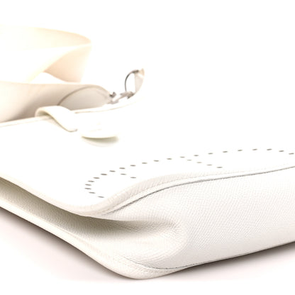 Hermes Epsom Evelyne GM White 9 of 10