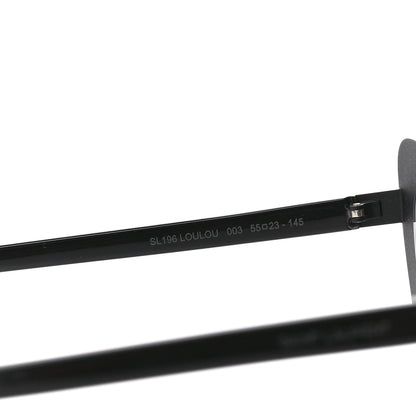 Saint Laurent Acetate Heart Frame Loulou SL181 Sunglasses Black 5 of 8