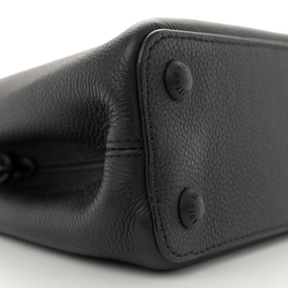Louis Vuitton Taurillon Capucines BB Matte Black 8 of 11