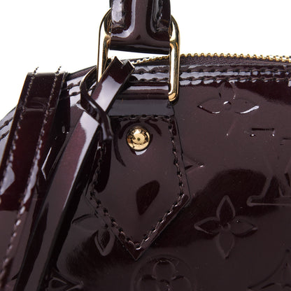 Louis Vuitton Vernis Alma BB Amarante 9 of 13