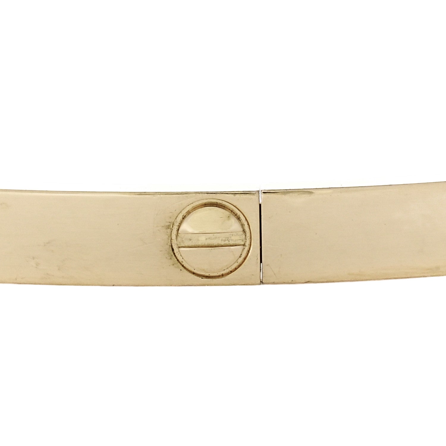 Cartier 18K Yellow Gold Small LOVE Bracelet 17 6 of 9