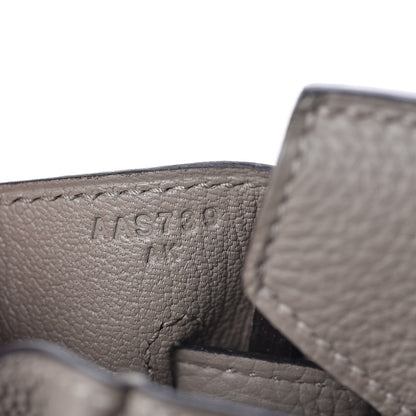 Hermes Togo Birkin 30 Gris Asphalte 9 of 30