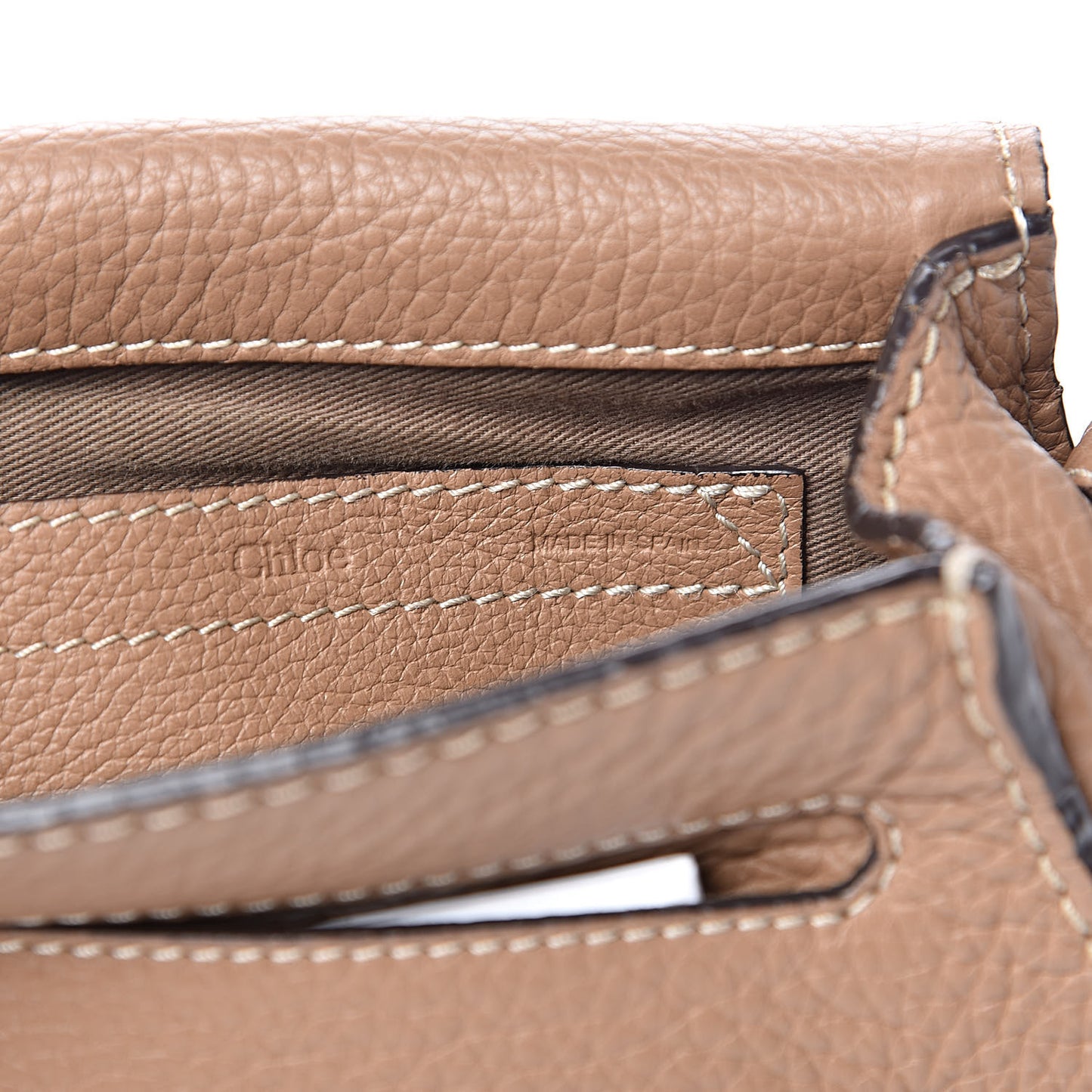 Calfskin Mini Marcie Round Crossbody Bag Nut