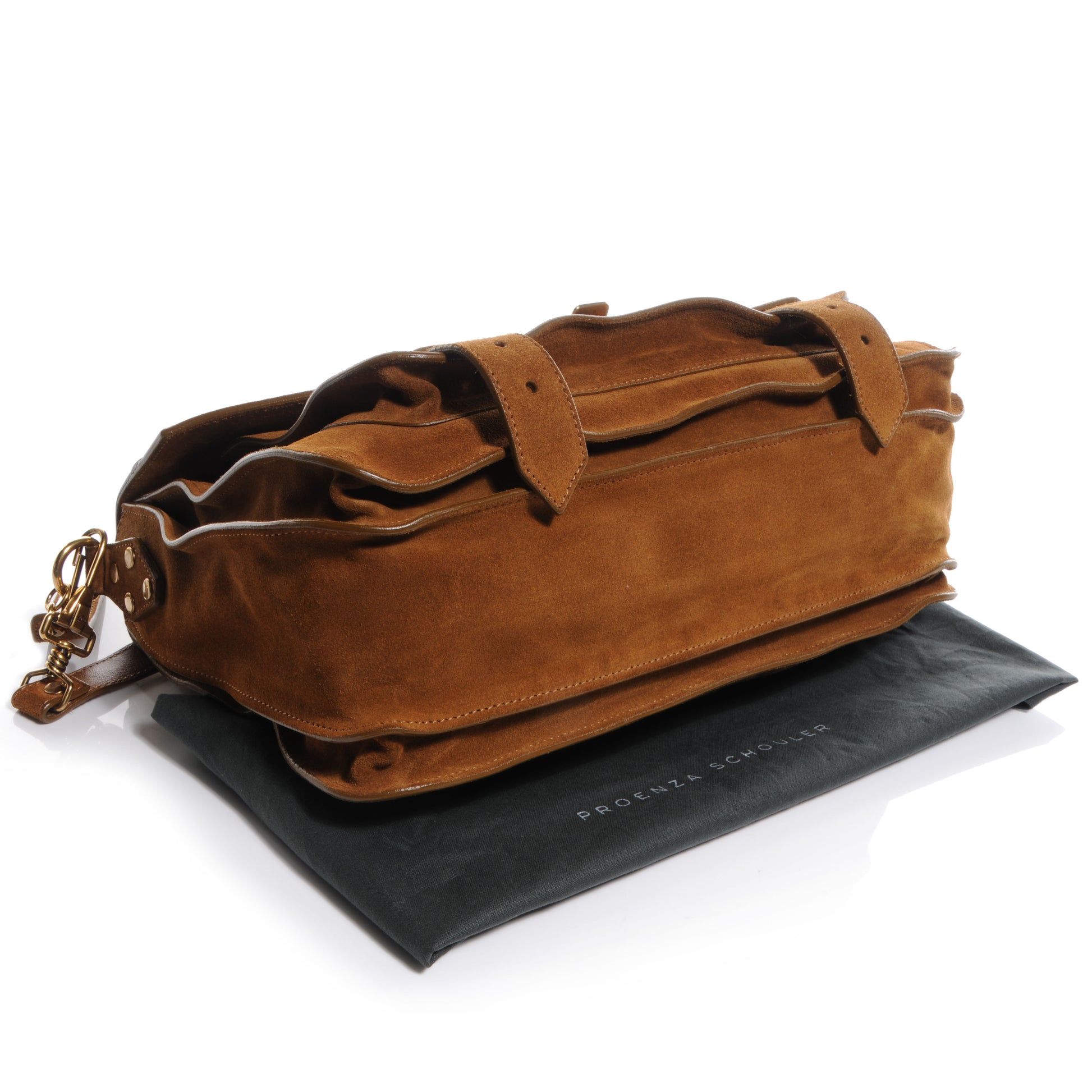 Proenza Schouler Suede PS1 Medium Satchel Tobacco 4 of 10