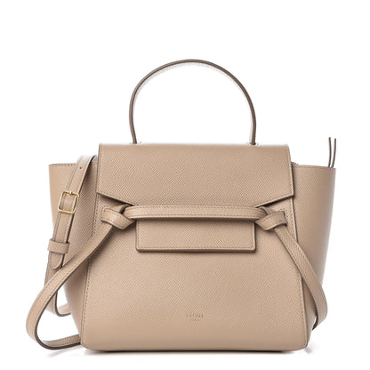 Celine Grained Calfskin Nano Belt Bag Light Taupe 1 of 9