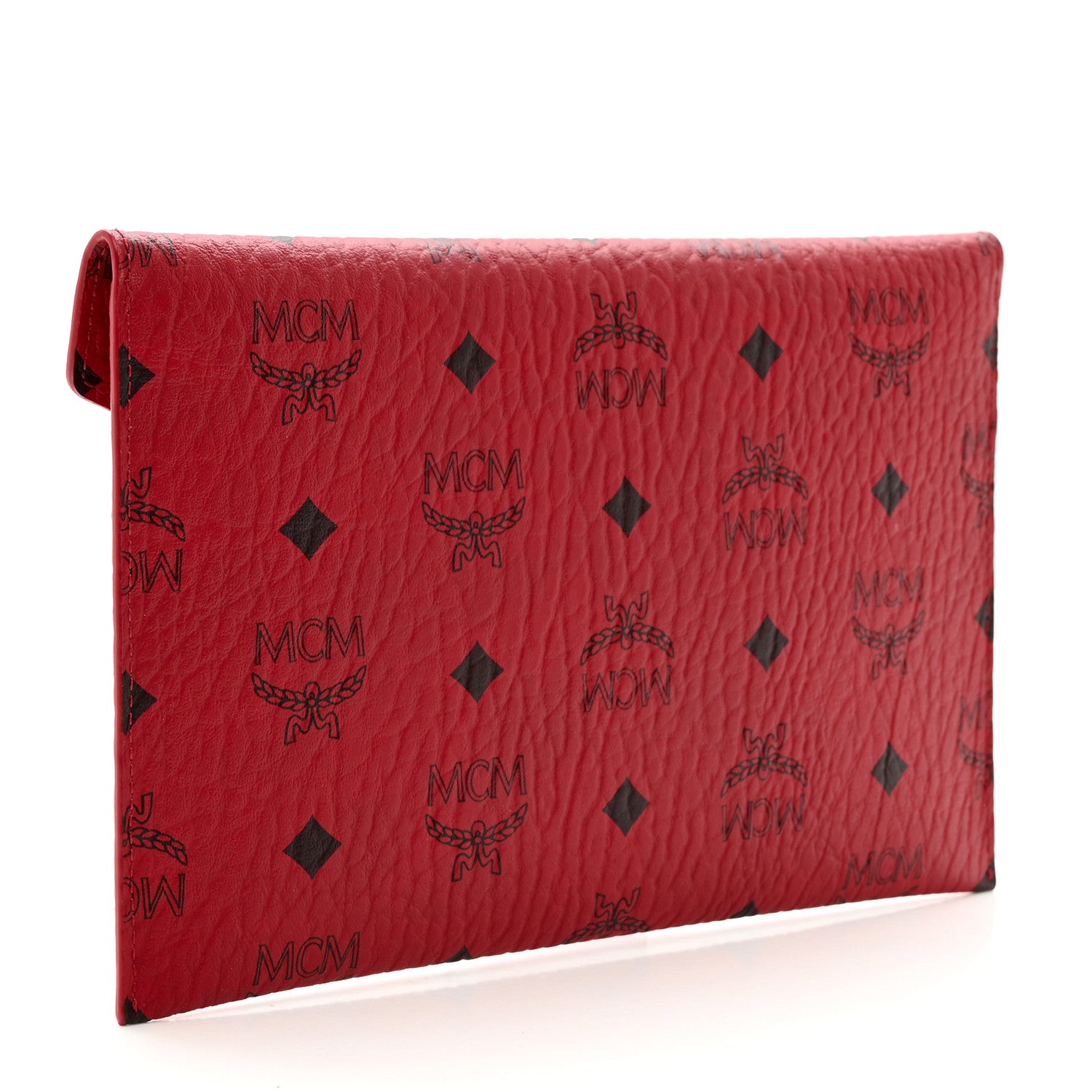 MCM Visetos Envelope Clutch Red 3 of 6