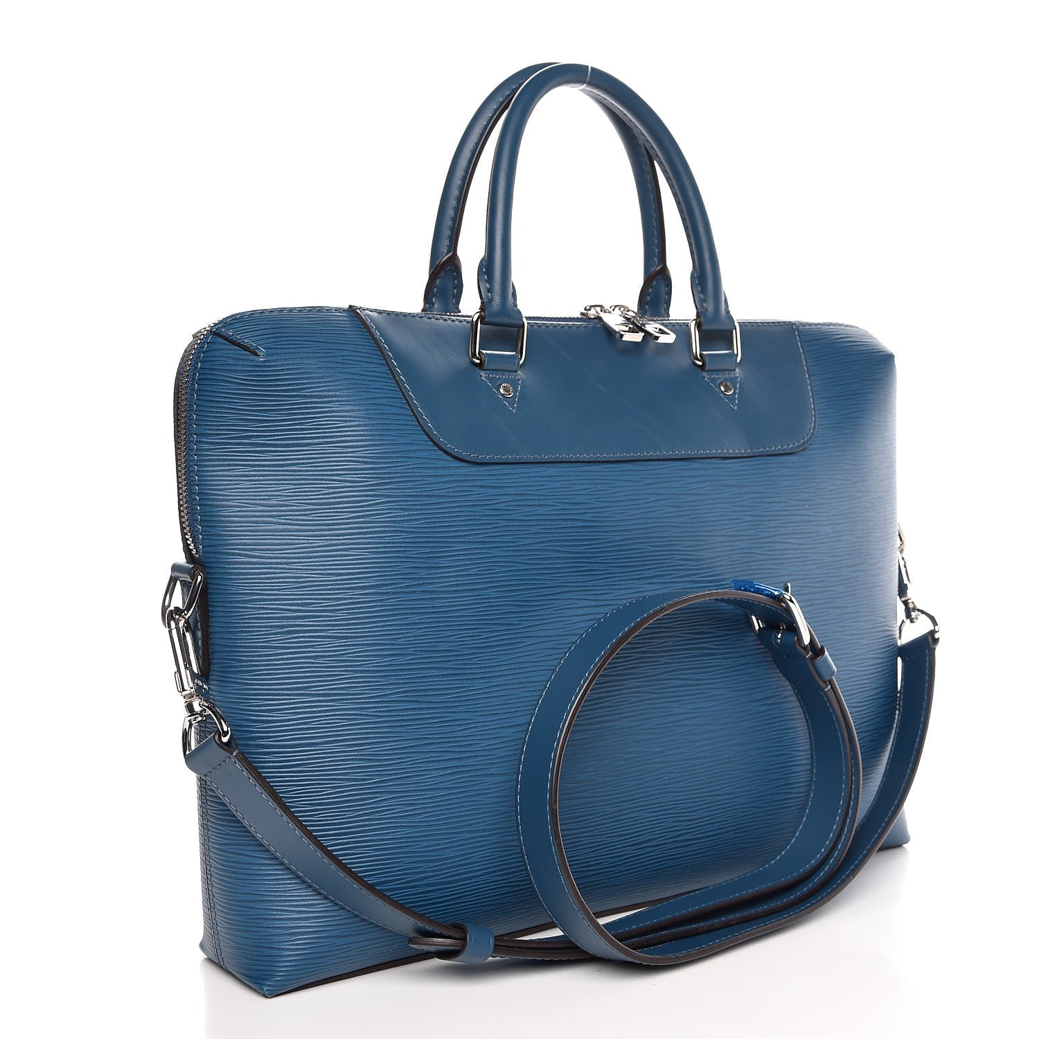 Louis Vuitton Epi Porte-Documents Jour Blue Celeste 4 of 8