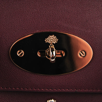 Mulberry Calfskin Studded Medium Cara Delevingne Convertible Satchel Oxblood 10 of 13