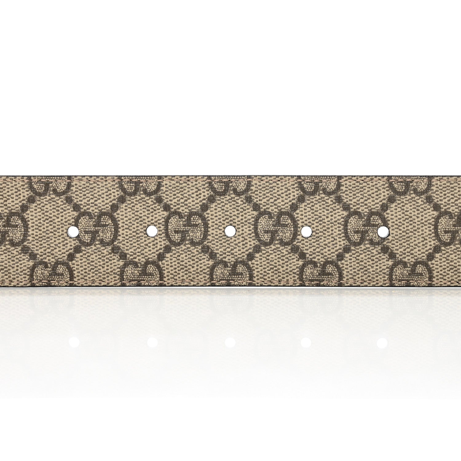 Gucci GG Supreme Monogram Interlocking G Belt 110 44 Dark Brown 3 of 10