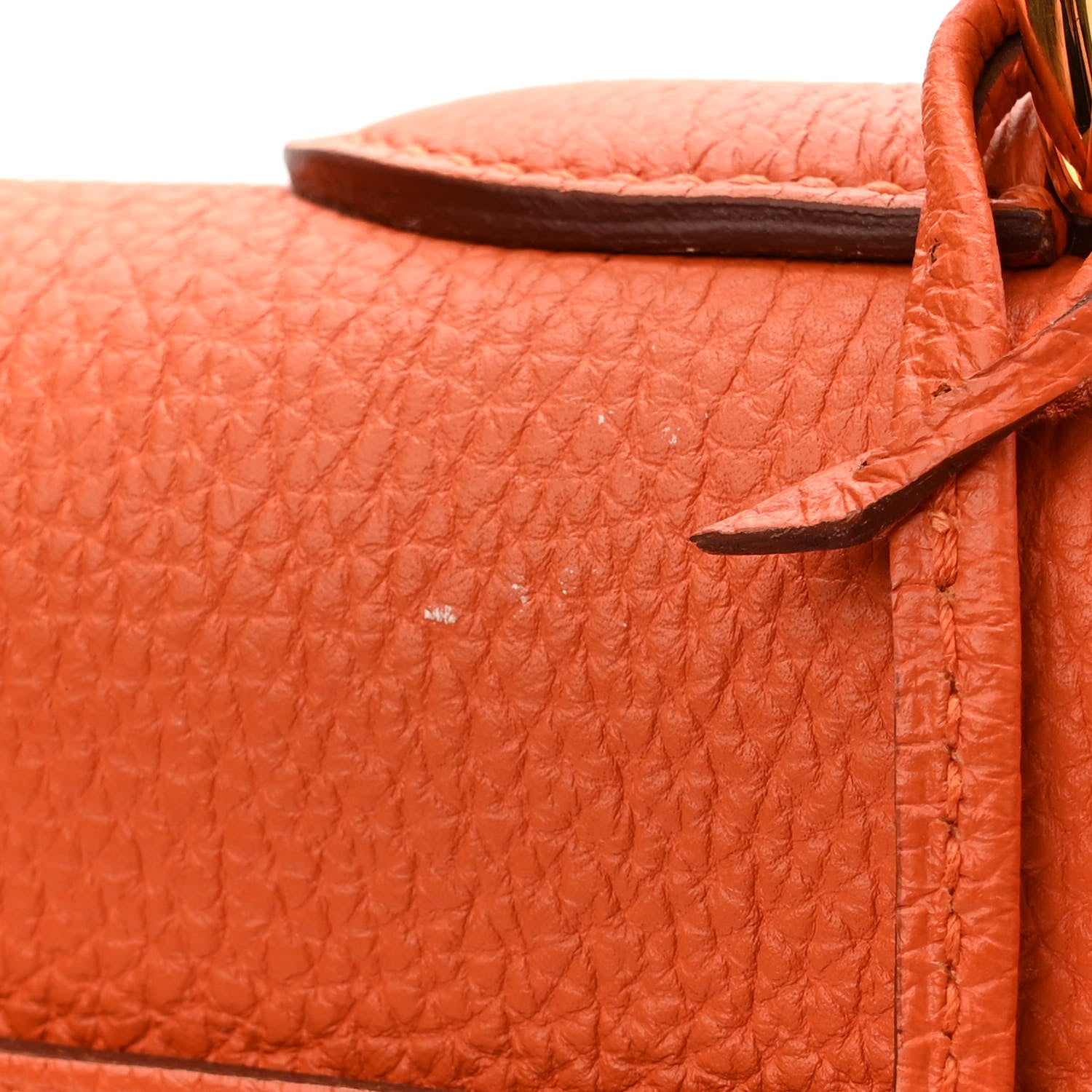 Hermes Togo Shoulder Kelly 40 Orange 11 of 11
