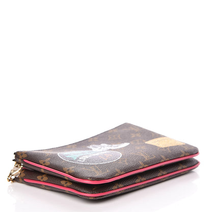 Louis Vuitton Monogram World Tour Double Zip Pochette 4 of 9