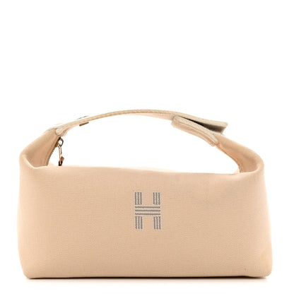 Hermes Canvas Small Bride-A-Brac Pouch Natural 1 of 8