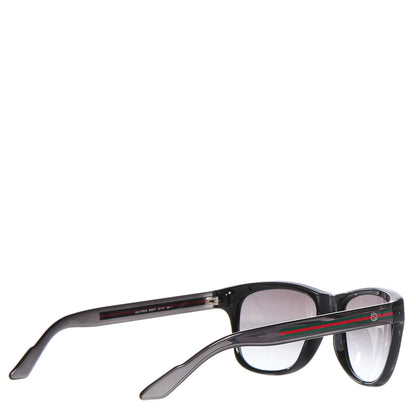 Gucci Bio-Based Frame Rectangle Web Sunglasses 3709/S Black 3 of 7