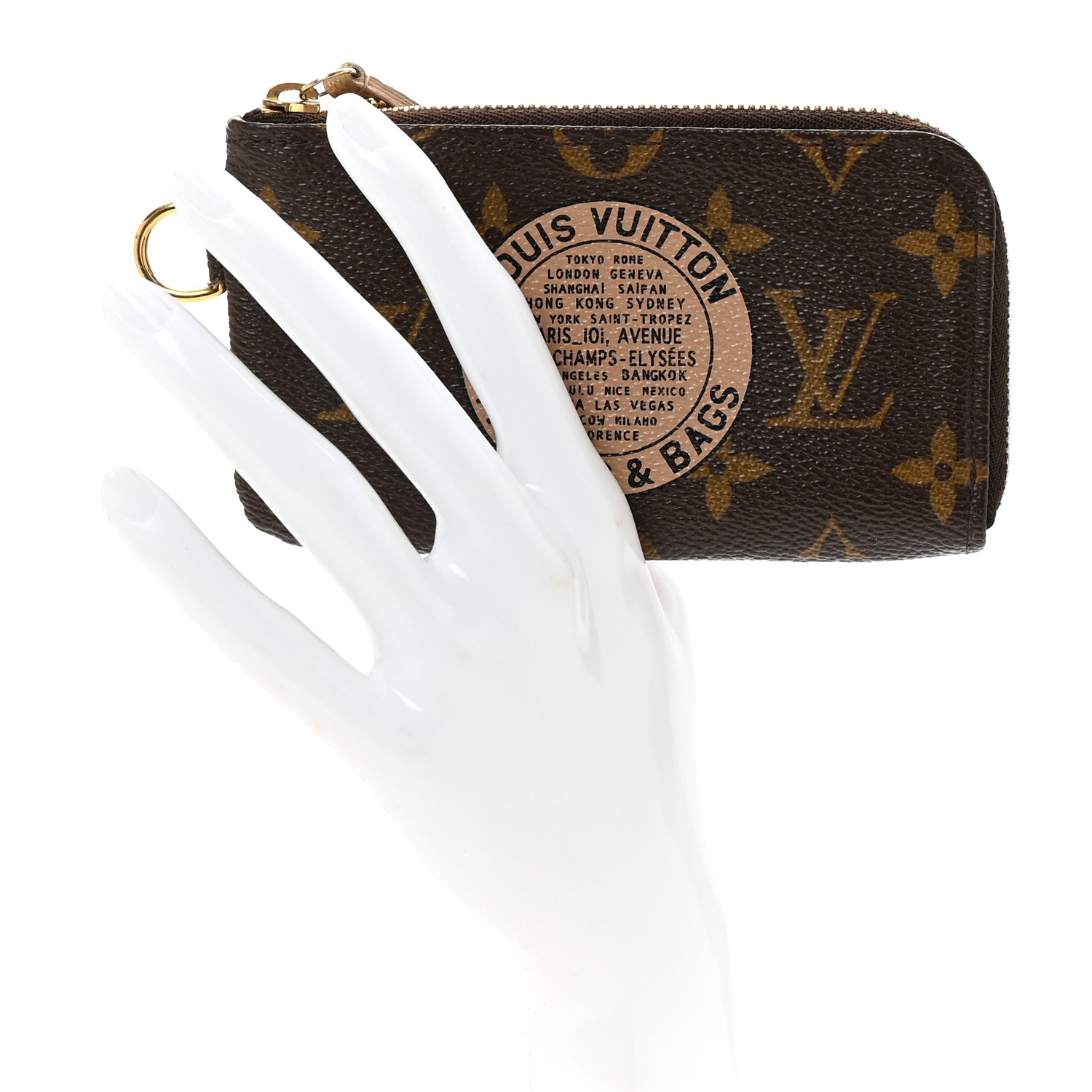 Louis Vuitton Monogram Complice Trunks and Bags Key Pouch Beige 2 of 6