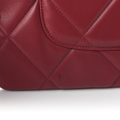 Chanel Goatskin Quilted Large 19 Cosmetic Case Red 12 of 12