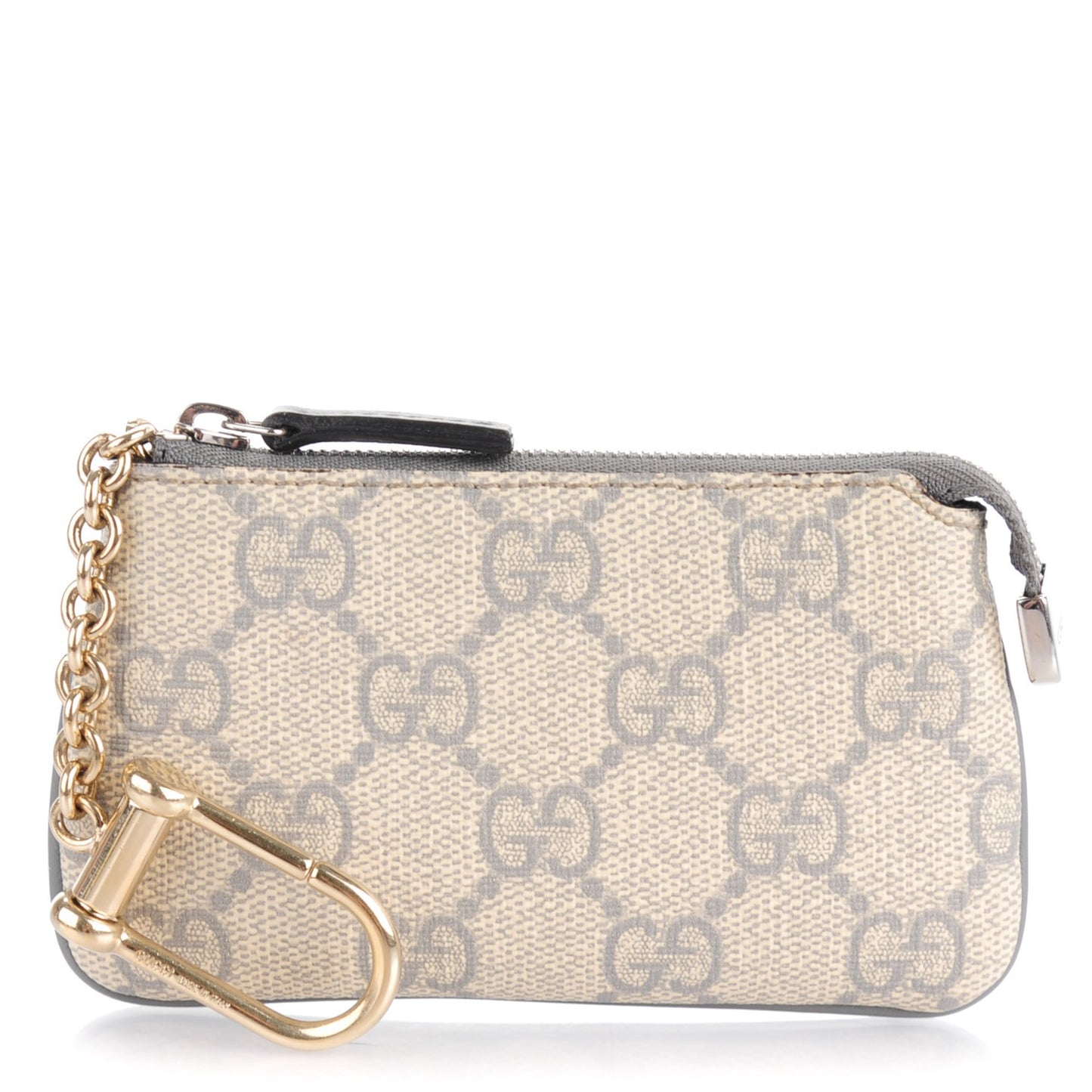 GG Supreme Monogram Key Case Ecru Grigio
