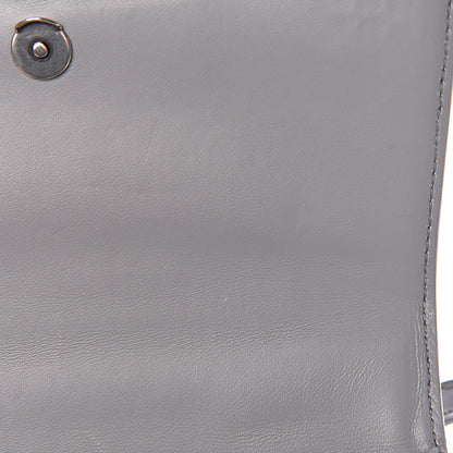 Balenciaga Shiny Calfskin Crocodile Embossed Small Hourglass Top Handle Bag Balenciaga Grey 9 of 15