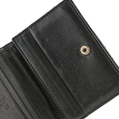 Gucci Calfskin Matelasse GG Marmont Card Case Wallet Black 9 of 10