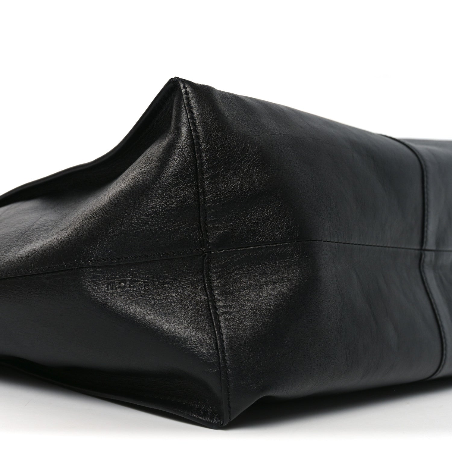 The Row Nappa Aspen Clutch Bag Black 8 of 9