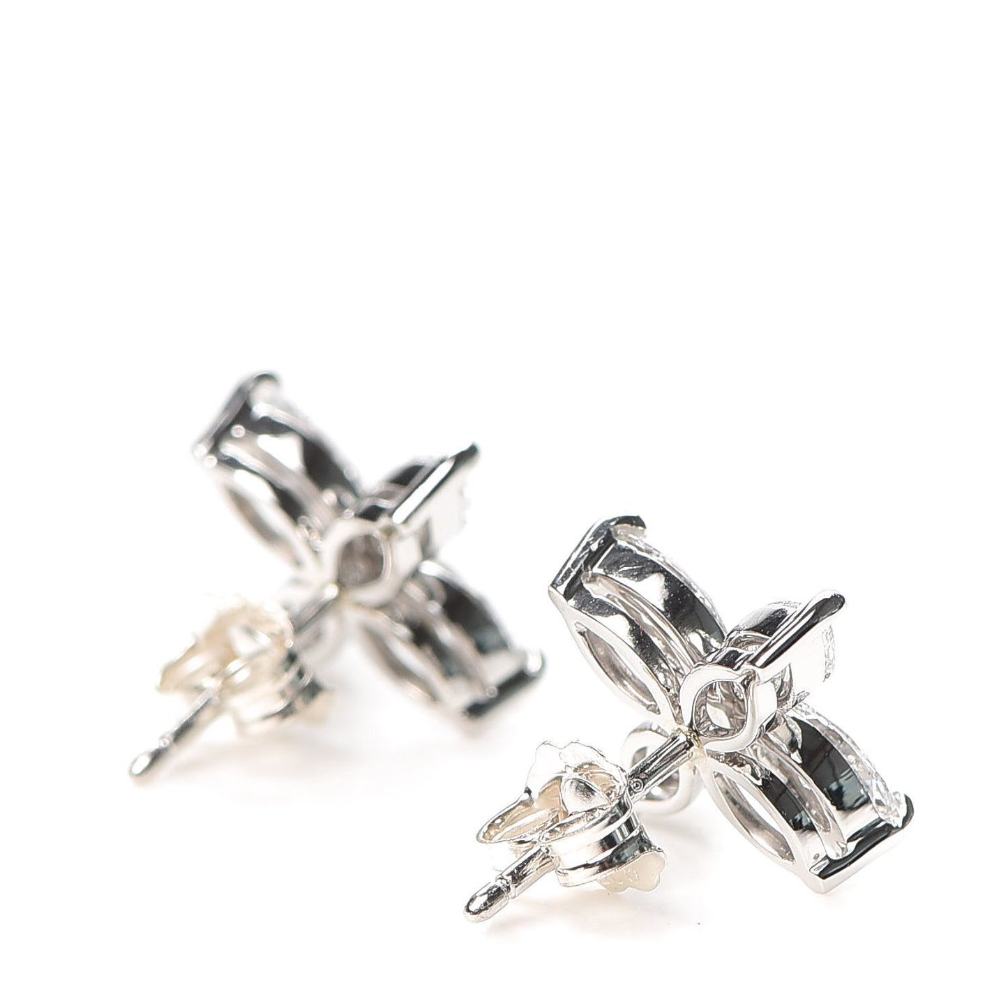 Platinum Diamond Large Victoria Earrings