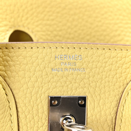 Hermes Togo Birkin 25 Jaune Poussin 6 of 11