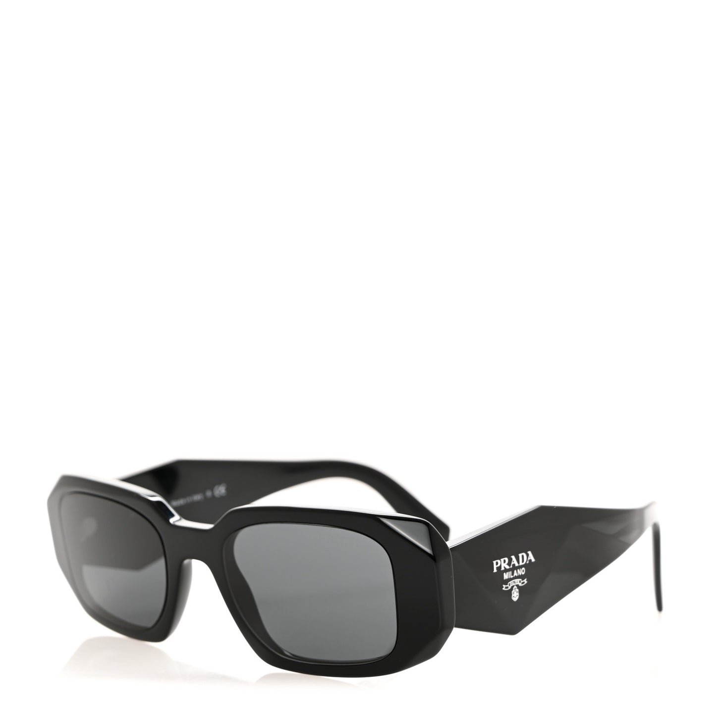 Acetate Symbole Sunglasses SPR 17W Black