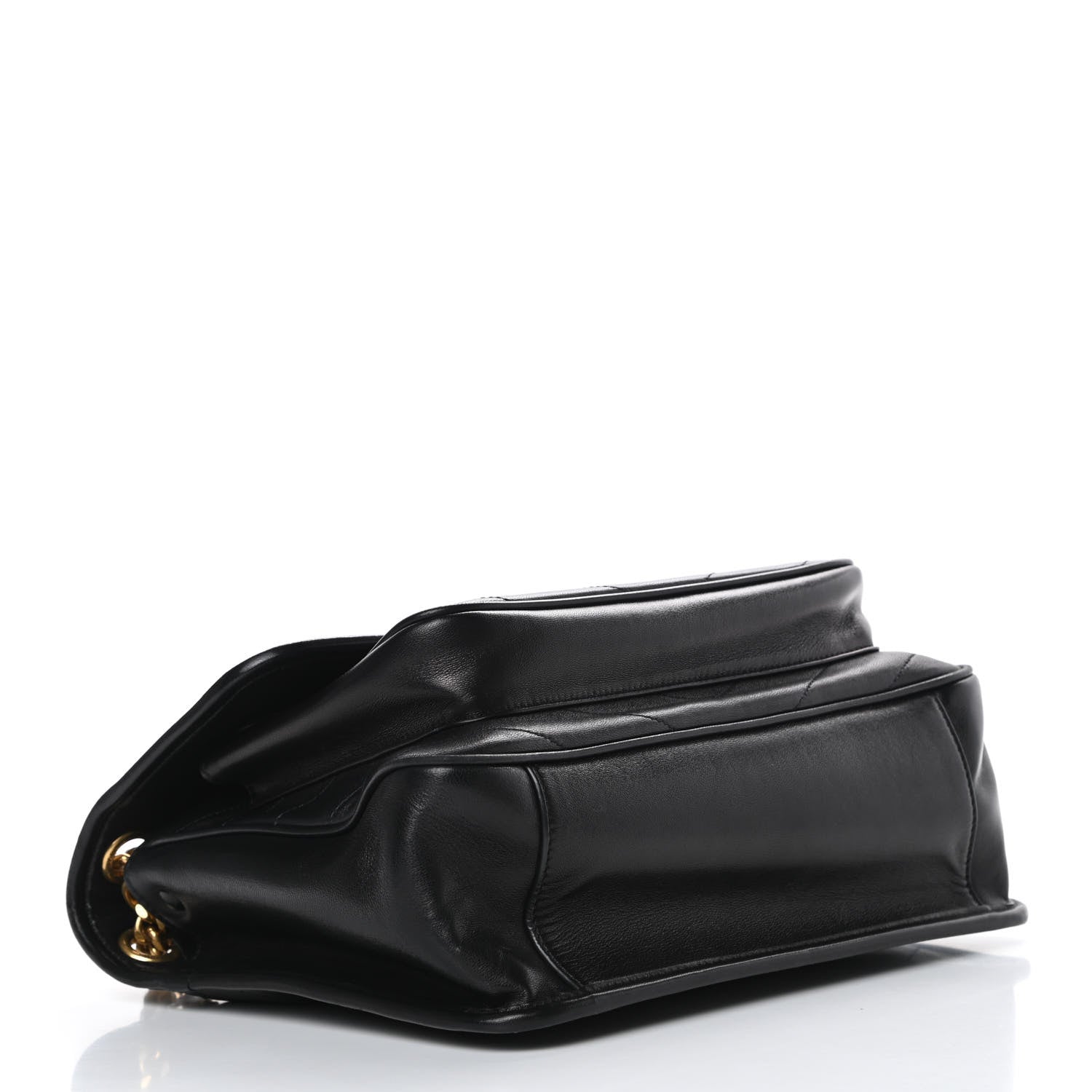 Saint Laurent Lambskin Matelasse Monogram Medium Niki Chain Satchel Black 4 of 15