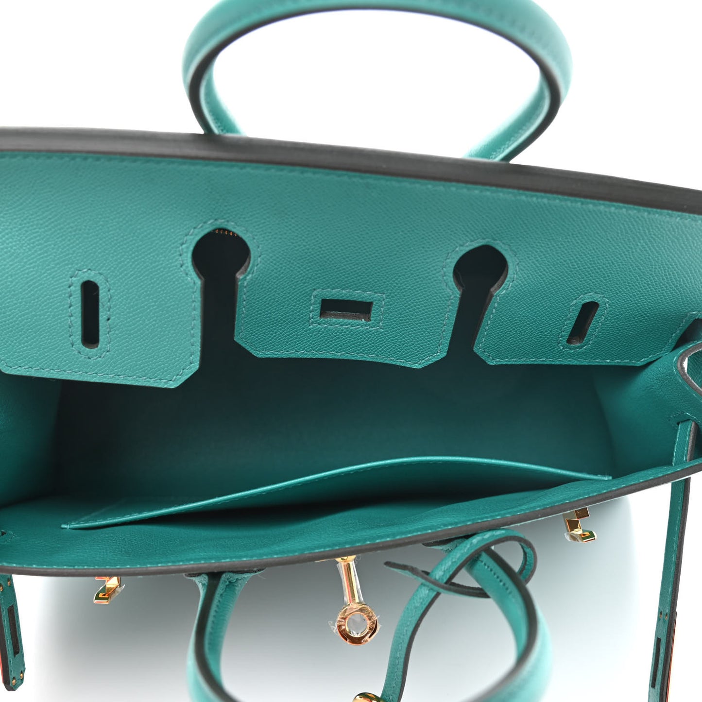 Epsom Birkin Sellier 25 Bleu Paon