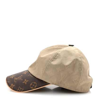 Louis Vuitton Monogram Polyester Silk LV Get Ready Cap M Beige 4 of 8
