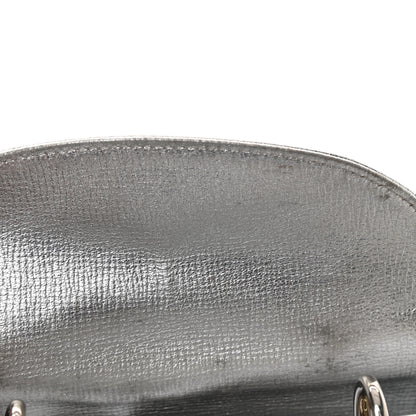 Christian Dior Metallic Grained Calfskin Cannage Small Lucky Badges My Lady Dior Silver 13 of 14