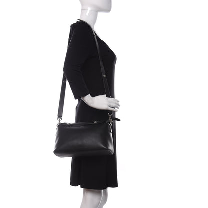 Fendi Vitello Dolce Medium By The Way Boston Bag Black 2 of 11